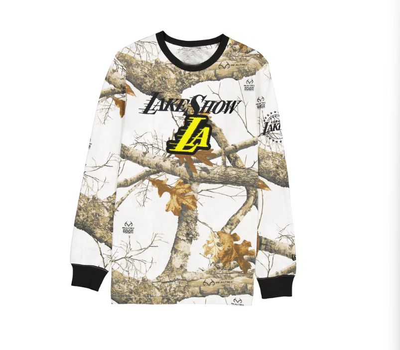 Men 2025 NBA Los Angeles Lakers long sleeve T shirts style 1->nfl jacket->Sports Accessory